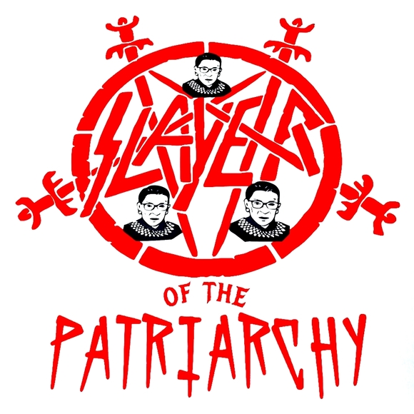 Ruth Bader Ginsburg RBG Slayer of the Patriarchy T-Shirt - Picture 1 of 1